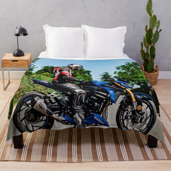 Item preview, Motor cyclist on motorbike designed and sold by Neilchurcherart.