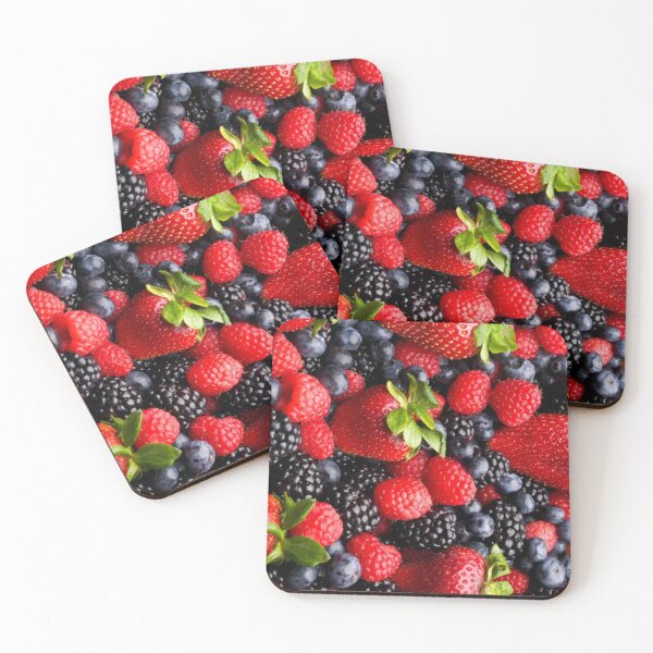 Item preview, wild berries raspberries, blueberries, blackberries, strawberries designed and sold by filon19931.