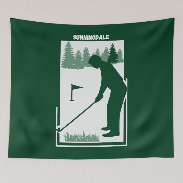 Item preview, Sunningdale in England, United Kingdom, Europe - Golf Old Course Trip Green Vintage Style Poster designed and sold by Vintage-TM.