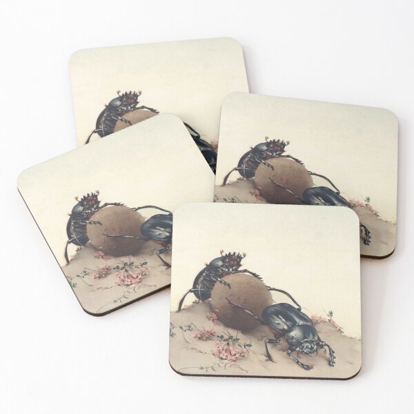 Item preview, Dung Beetles by Edward Julius Detmold - Vintage Art designed and sold by RickE.