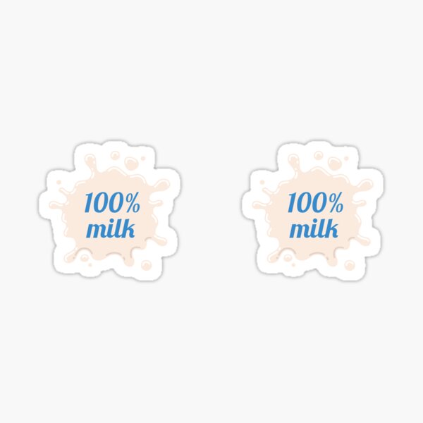 Item preview, 100% Milk Funny Emoji designed and sold by DGFashion.