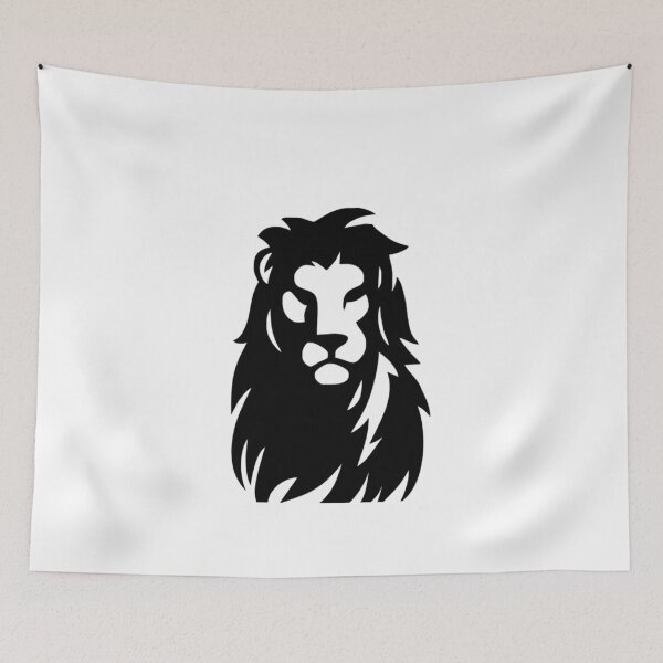 Item preview, black lion head designed and sold by Anoirshop ⭐⭐⭐⭐⭐.