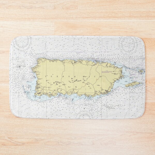 Item preview, Puerto Rico Map (1981) Island of Enchantment Chart designed and sold by BravuraMedia.