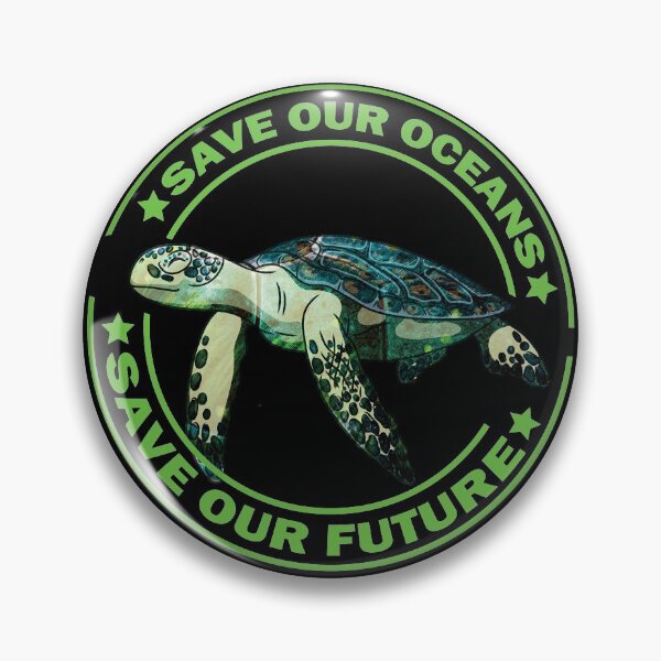 Item preview, Earth Day Turtle Save Our Oceans Save Our Future designed and sold by Basti09.