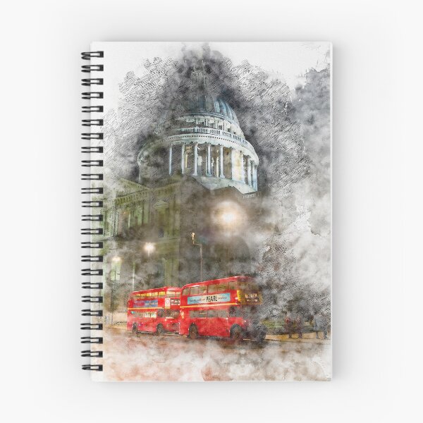 Item preview, St Paul's and London Buses designed and sold by PixelVidArt.