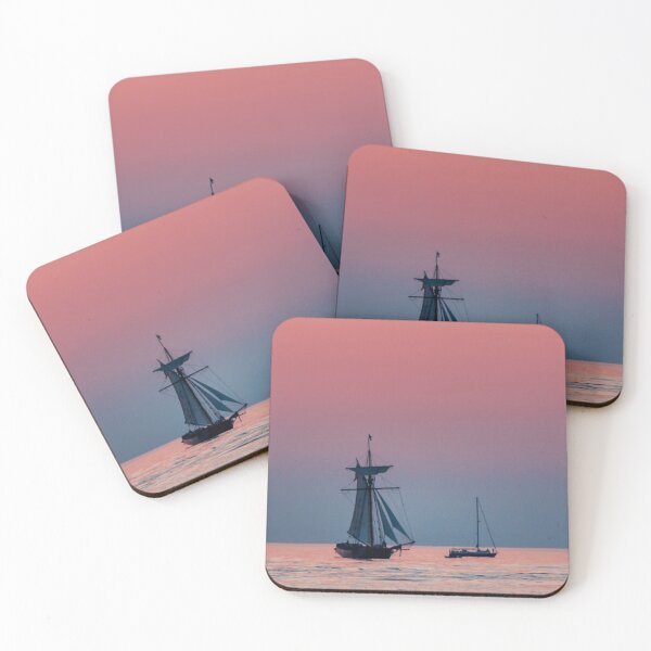 Item preview, Tallship sailing into the sunset on Lake Michigan designed and sold by Michael Deemer.