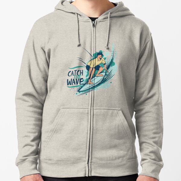 Catch the wave online hoodie