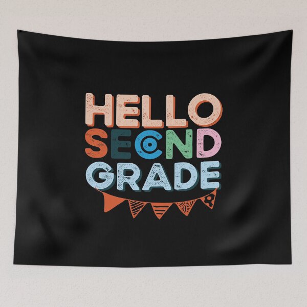 Item preview, Hello Second Grade designed and sold by Mriganka Gogoi.