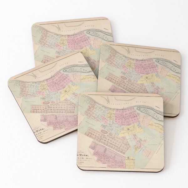 Item preview, Old Red Wing MN Map (1874) Vintage Minnesota City & Street Atlas designed and sold by BravuraMedia.