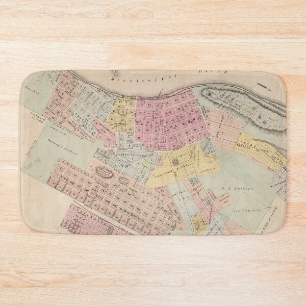 Item preview, Old Red Wing MN Map (1874) Vintage Minnesota City & Street Atlas designed and sold by BravuraMedia.
