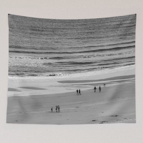 Item preview, Walkers on the beach designed and sold by Neilchurcherart.