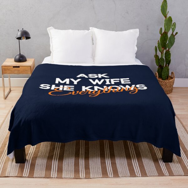 Item preview, Ask my wife she knows everything  designed and sold by TINASTORESHOPE.