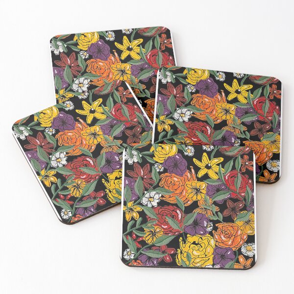 Item preview, Nocturnal floral mess  designed and sold by Isra Ali.