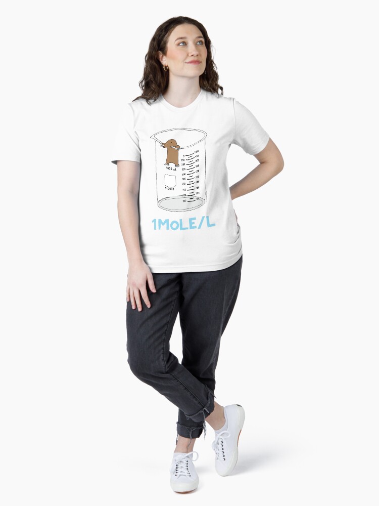 Thumbnail 4 of 7, Essential T-Shirt, Chemistry 1 Mole per Litre for Mole or Avogadro's Day designed and sold by Geek-topia.