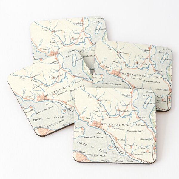 Item preview, HELENSBURGH & surrounding area map 1899 designed and sold by yourscotland.