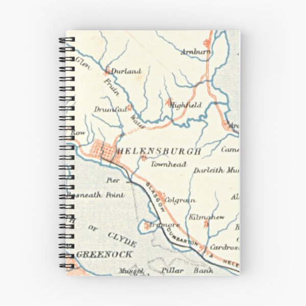 Item preview, HELENSBURGH & surrounding area map 1899 designed and sold by yourscotland.