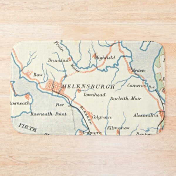 Item preview, HELENSBURGH & surrounding area map 1899 designed and sold by yourscotland.