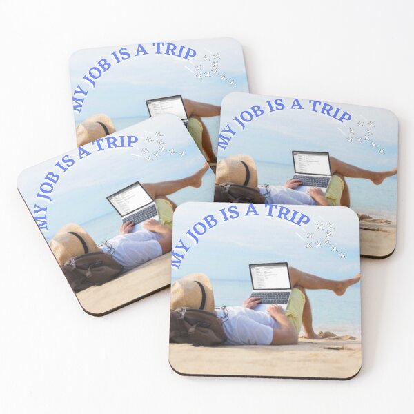 Item preview, MY JOB IS A TRIP designed and sold by Trishq.