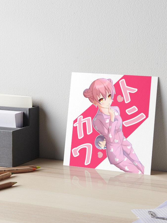 Tonikaku kawaii , Yuzaki Tsukasa cute fanart Art Board Print by Anna  Blonwell