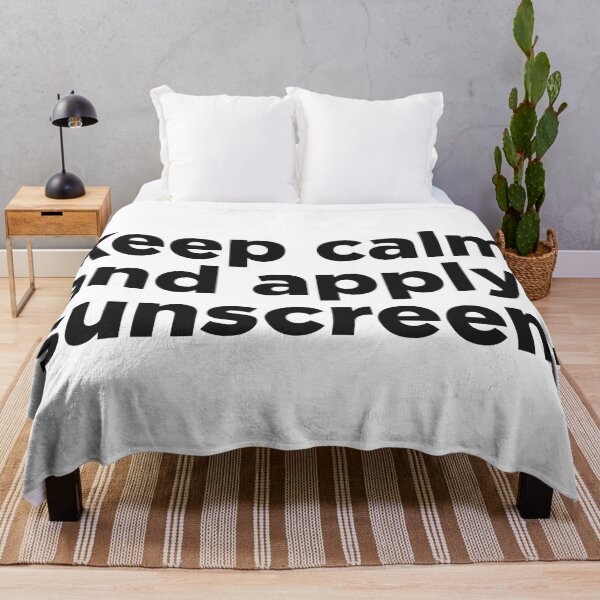 Item preview, Keep Calm And Apply Sunscreen. designed and sold by Memefy.