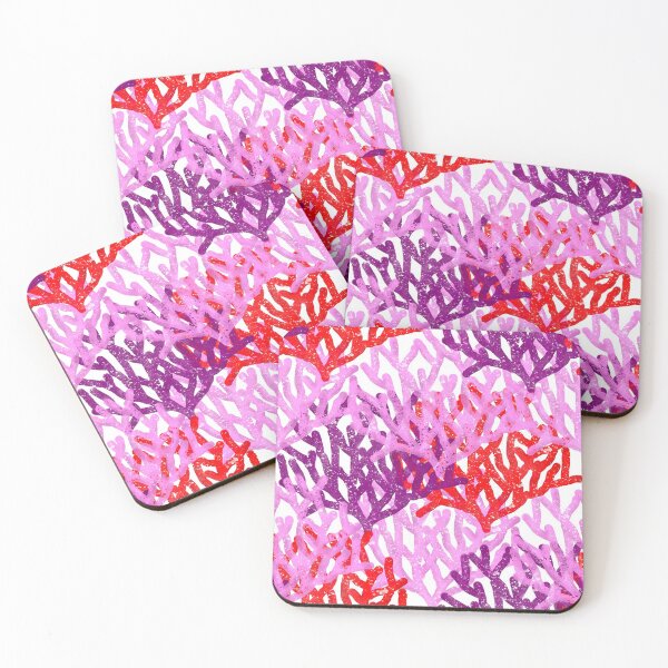 Item preview, Coral pattern designed and sold by Quick Brown Fox Canada.