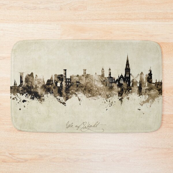 Item preview, Isle of Wight England Skyline designed and sold by ArtPrints.