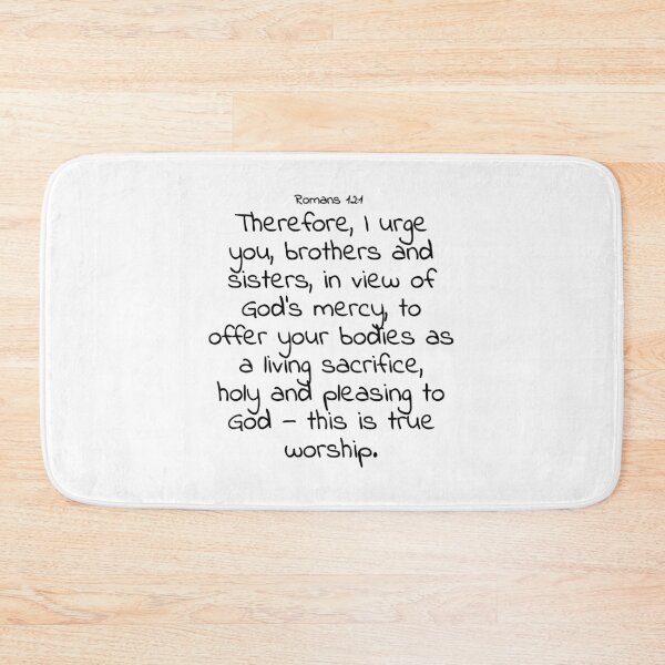 Item preview, Bible verse: Romans 12:1 designed and sold by john-3-16.