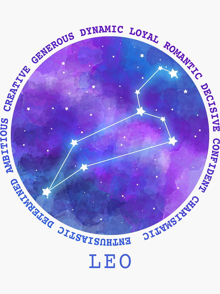 "Leo Traits" Sticker for Sale by Dutlu Redbubble