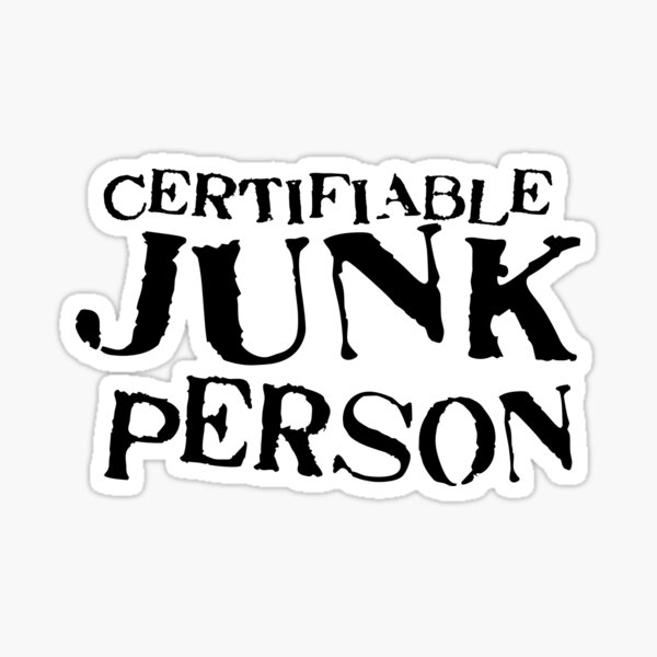 Junk Person Sticker