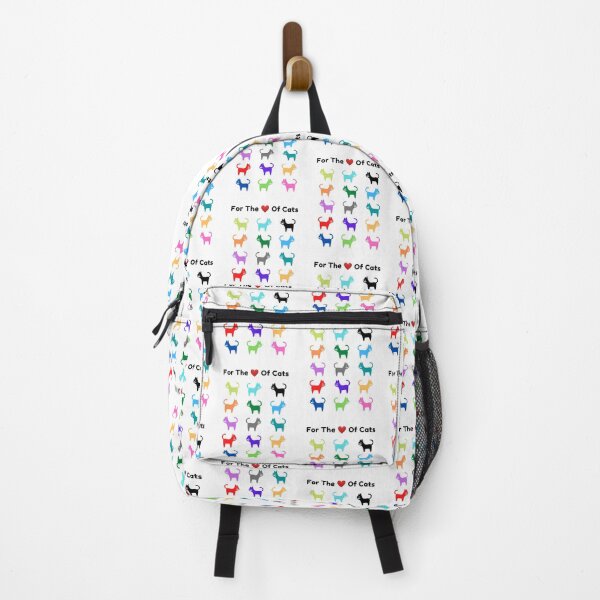 Item preview, For The Love Of Cats - Colorful Print - White Background designed and sold by OceansSupply.