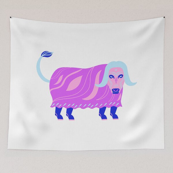 Item preview, Detailed Colorful Year of The Ox Musk Bull Body designed and sold by MIDDLX.