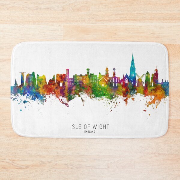 Item preview, Isle of Wight England Skyline designed and sold by ArtPrints.
