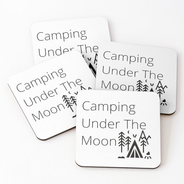 Item preview, Camping Under The Moon designed and sold by Chanchane Store.