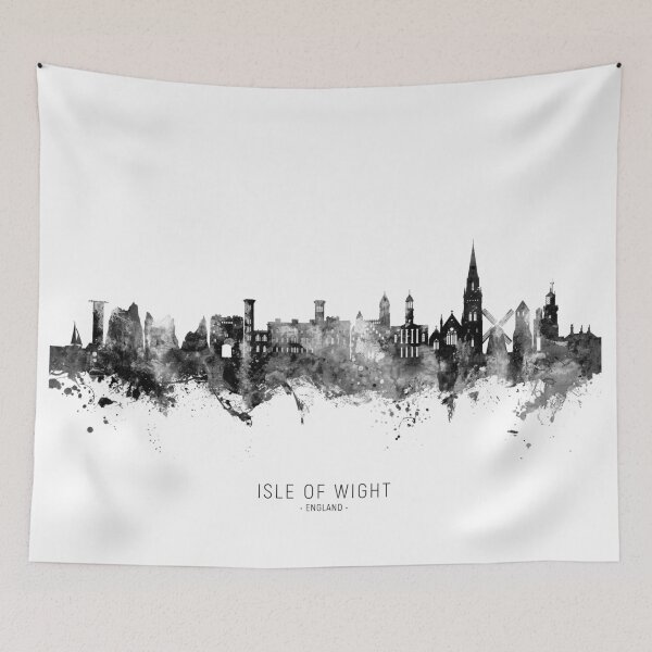 Item preview, Isle of Wight England Skyline designed and sold by ArtPrints.