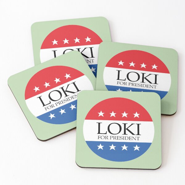 Item preview, Loki For President Badge/Stickers designed and sold by SusansCorner.