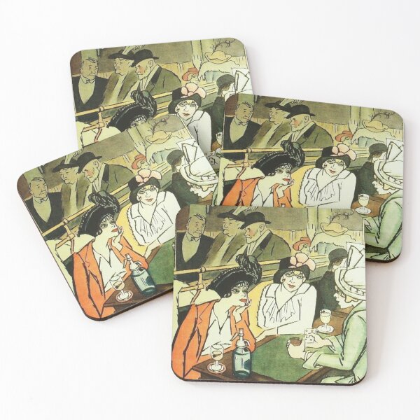 Item preview, French Cafe from Le Rire - Vintage Art designed and sold by RickE.