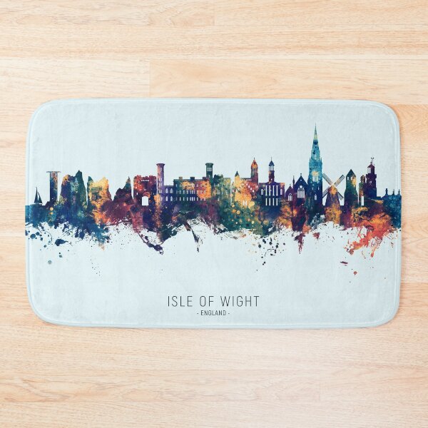 Item preview, Isle of Wight England Skyline designed and sold by ArtPrints.