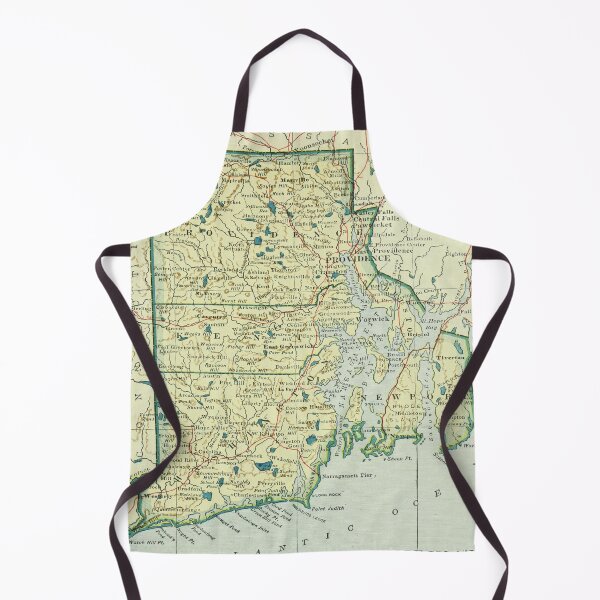 Item preview, Old Rhode Island Map (1921) Vintage The Ocean State Atlas designed and sold by BravuraMedia.