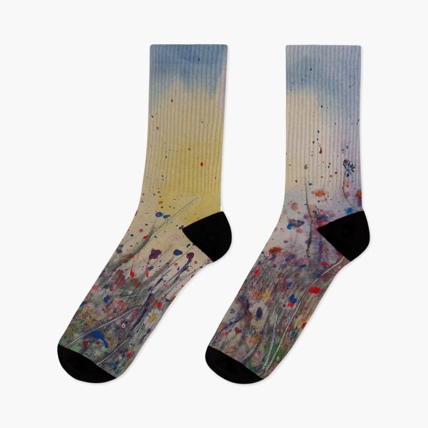 Item preview, Wild flower field designed and sold by Neilchurcherart.