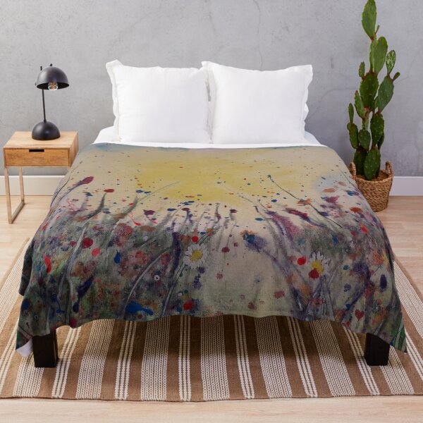 Item preview, Wild flower field designed and sold by Neilchurcherart.