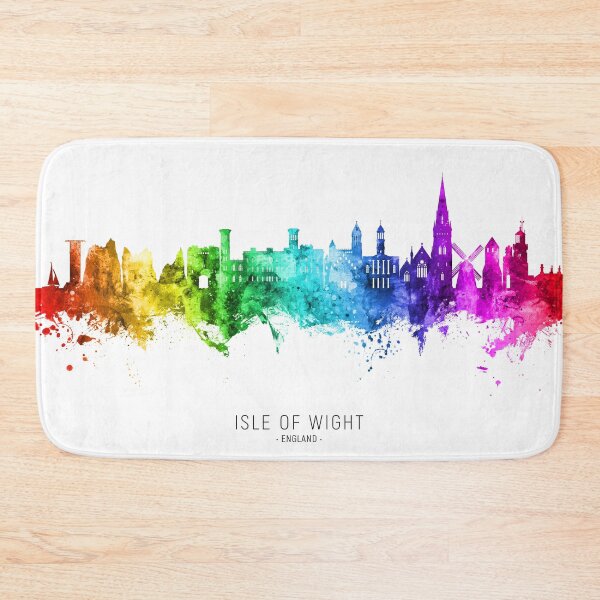 Item preview, Isle of Wight England Skyline designed and sold by ArtPrints.