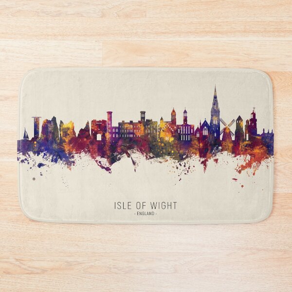 Item preview, Isle of Wight England Skyline designed and sold by ArtPrints.