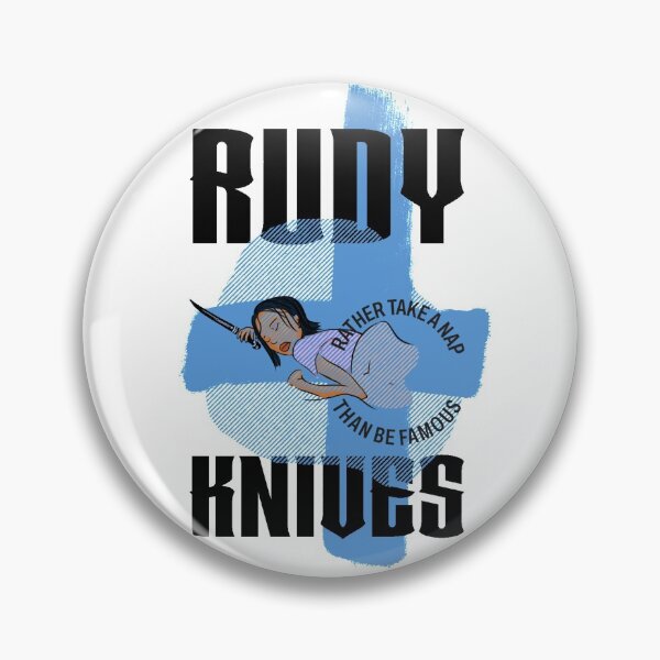 Item preview, Rudy Knives - Rather Take A Nap Than Be Famous designed and sold by sivyllization.