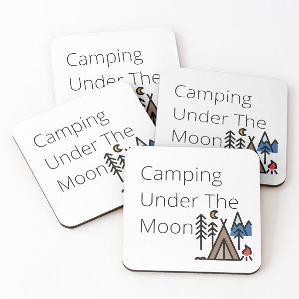 Item preview, Camping Under The Moon designed and sold by Chanchane Store.