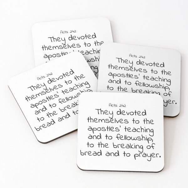 Item preview, Bible verse: Acts 2:42 designed and sold by john-3-16.