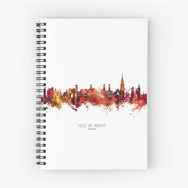 Aperçu de l'œuvre Isle of Wight England Skyline créée et vendue par ArtPrints.