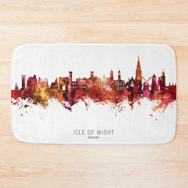 Item preview, Isle of Wight England Skyline designed and sold by ArtPrints.