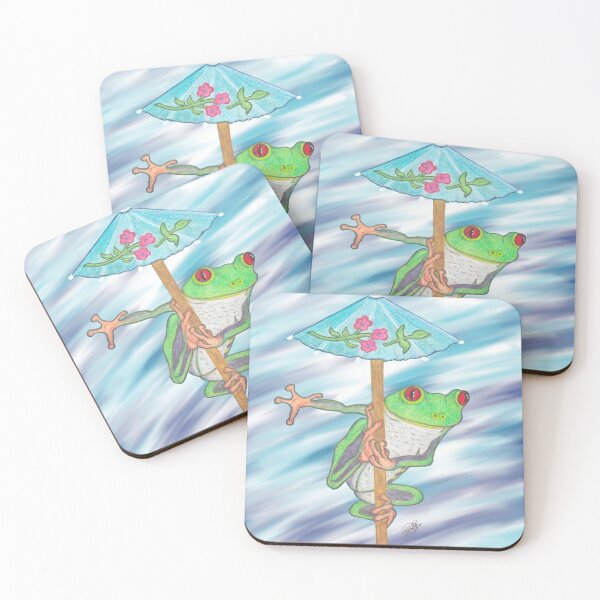 Item preview, FROG IN UMBRELLA designed and sold by BeritValk.