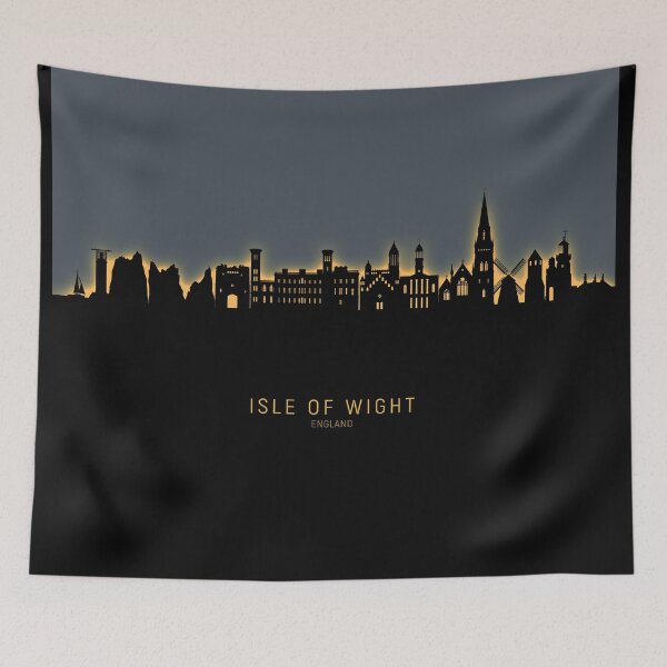 Item preview, Isle of Wight England Skyline designed and sold by ArtPrints.