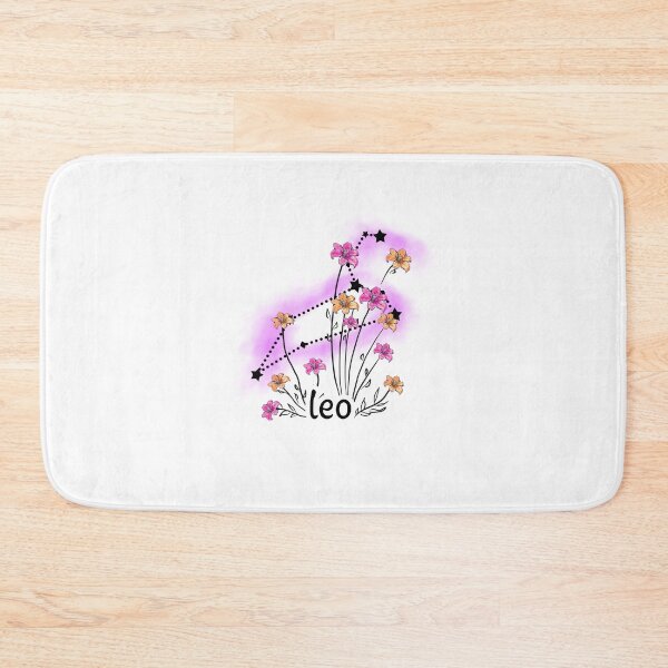Item preview, Leo Sign With Flowers designed and sold by Dutlu.
